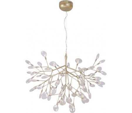 

Подвесная люстра Crystal Lux, EVITA SP63 GOLD/TRANSPARENT