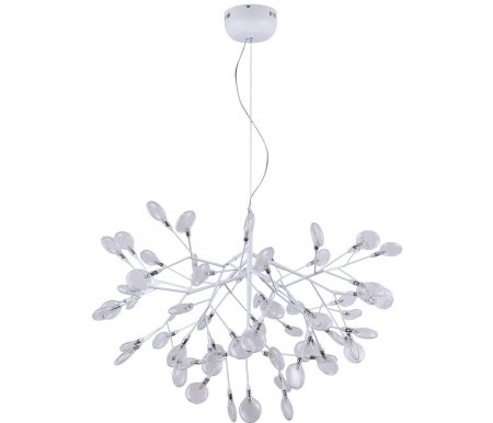 

Подвесная люстра Crystal Lux, EVITA SP63 WHITE/TRANSPARENT