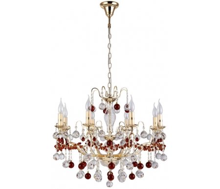 

Подвесная люстра Crystal Lux, FRUTA SP8 GOLD