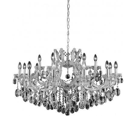 

Подвесная люстра Crystal Lux, HOLLYWOOD SP12+6 CHROME