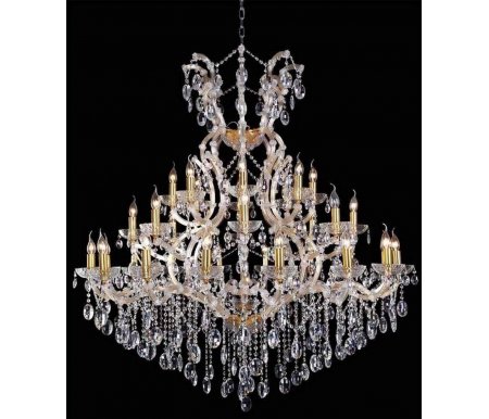 

Подвесная люстра Crystal Lux, Hollywood Sp16+8+8 Gold