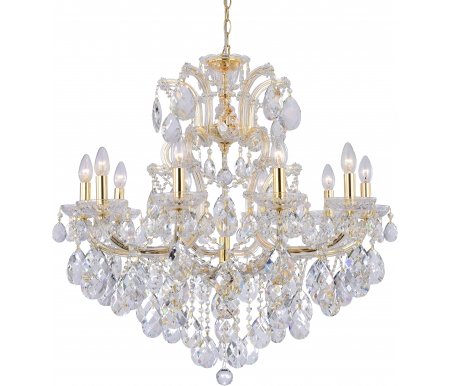 

Подвесная люстра Crystal Lux, ISABEL SP11 GOLD/TRANSPARENT