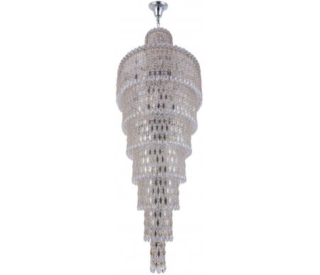 

Подвесная люстра Crystal Lux, LIRICA SP40 D700 CHROME/GOLD-TRANSPARENT