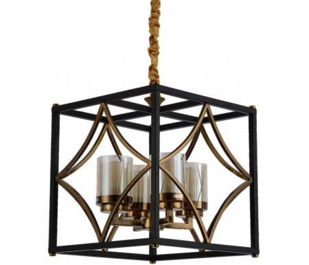 

Подвесная люстра Lumina Deco, Quadrato LDP 1223-4 BK+MD