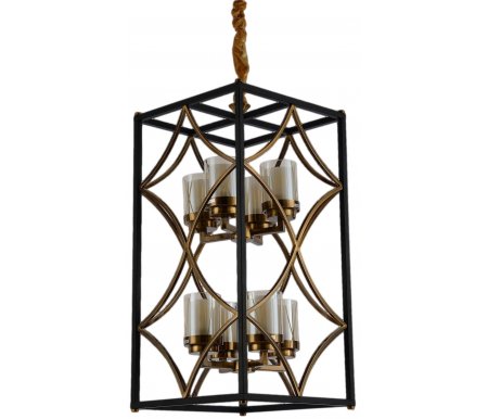 

Подвесная люстра Lumina Deco, Quadrato LDP 1223-8 BK+MD