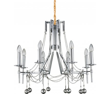 

Подвесная люстра Mak-interior, Rocco silver WTL1045-12CH