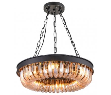 

Подвесная люстра Mak-interior, Terra black amber WTL214-16-BK