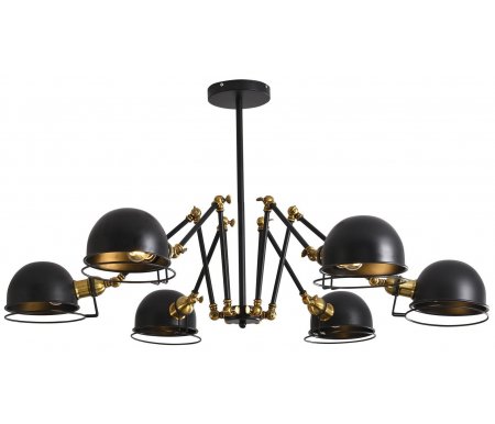 

Подвесная люстра Lumina Deco, Valmonti LDP D015-6 BK