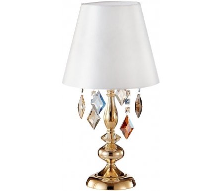 

Настольная лампа Crystal Lux, MERCEDES LG1 GOLD/COLOR