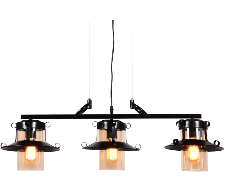 

Подвесной светильник Lumina Deco, Capri LDP 11328-3 PR BK
