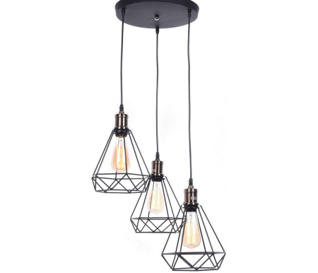 

Подвесной светильник Lumina Deco, Cobi LDP 11609-3 BK