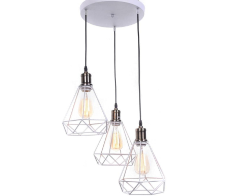 

Подвесной светильник Lumina Deco, Cobi LDP 11609-3 WT