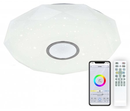 

Потолочный светильник Citilux, Диамант Смарт CL713A80G